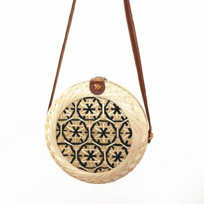 Fashionable Handwoven Bamboo Shoulder Bags