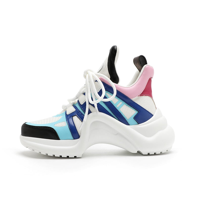 PlatformHarajuku Sneakers for Women Women Breathable