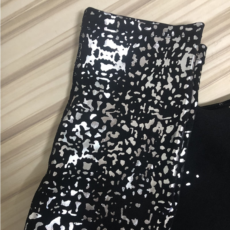 Sparkling High Waisted Sports Leggings