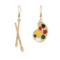 Artist Paint Brush Earrings for Women