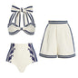 Nautical Charm 3-Piece Swim & Resort Set