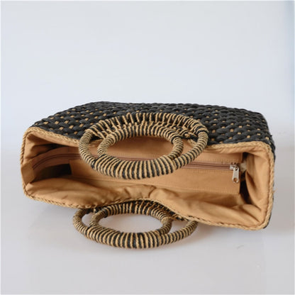 Bali Island Hand Woven Straw  Bag