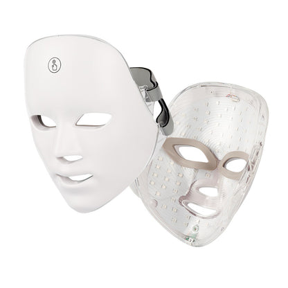 USB Rechargeable Manual Touch Test LED Mask Colorful Photon Skin Rejuvenation Beauty Facial Mask