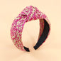 Colorful Sweet Romance Braided Straw Headbands