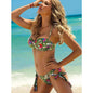 Tropical Escape Bandeau Bikini Set – 4 Vibrant Colors