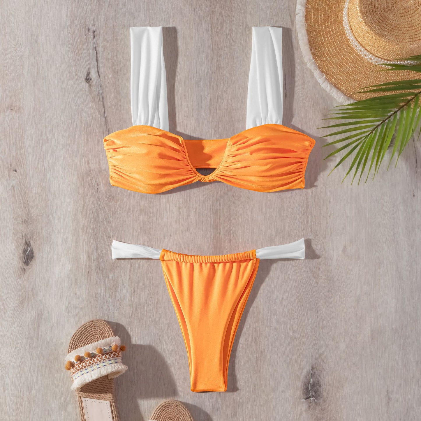 Coastal Chic Colorblock Bikini Set – 4 Colors