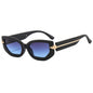 Dark glasses  non mainstream small frame cat eye high-definition glasses