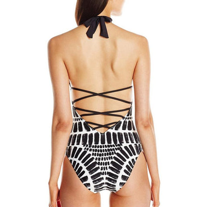 One-Piece Backless Swimsuit Bikini