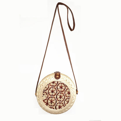 Fashionable Handwoven Bamboo Shoulder Bags