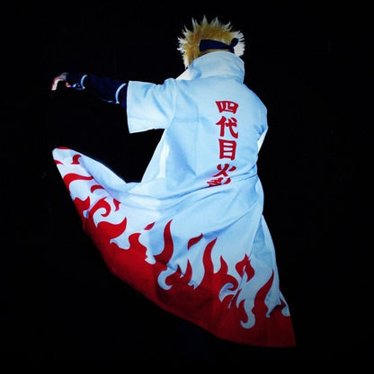 Naruto Inspired Japanese Robes, Japanese Anime Clothes, Anime Cosplay clothes, Red Cloud Robe