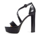Color Pop Suede Platform Sandals – Multi-Strap Chunky Heel