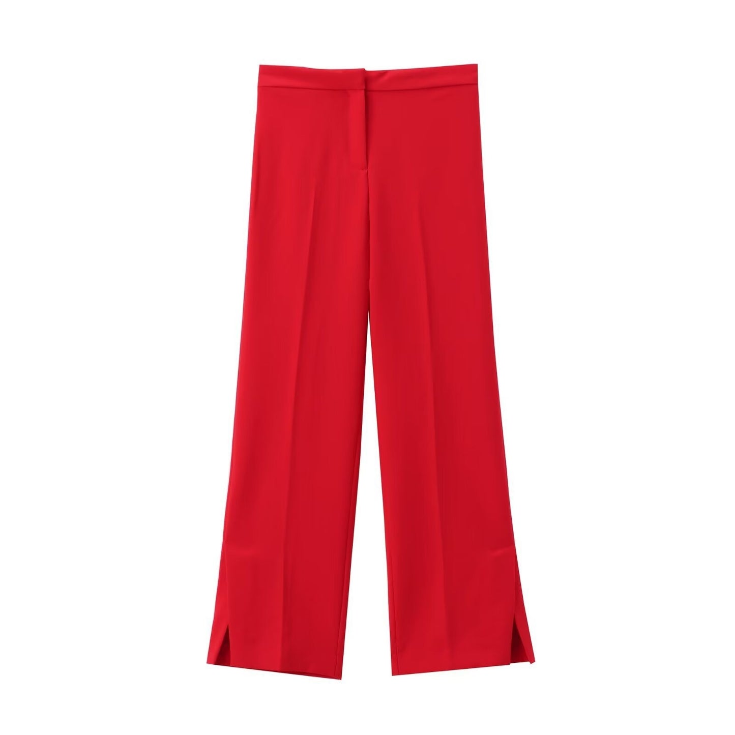 Red Sleeveless Double-Breasted Vest & Trousers Set – Power Dressing, Reinvented