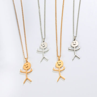 "The Middle Finger" Stainless Steel Necklace