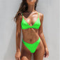 Sun-Kissed Triangle Bikini Set – Multiple Colors