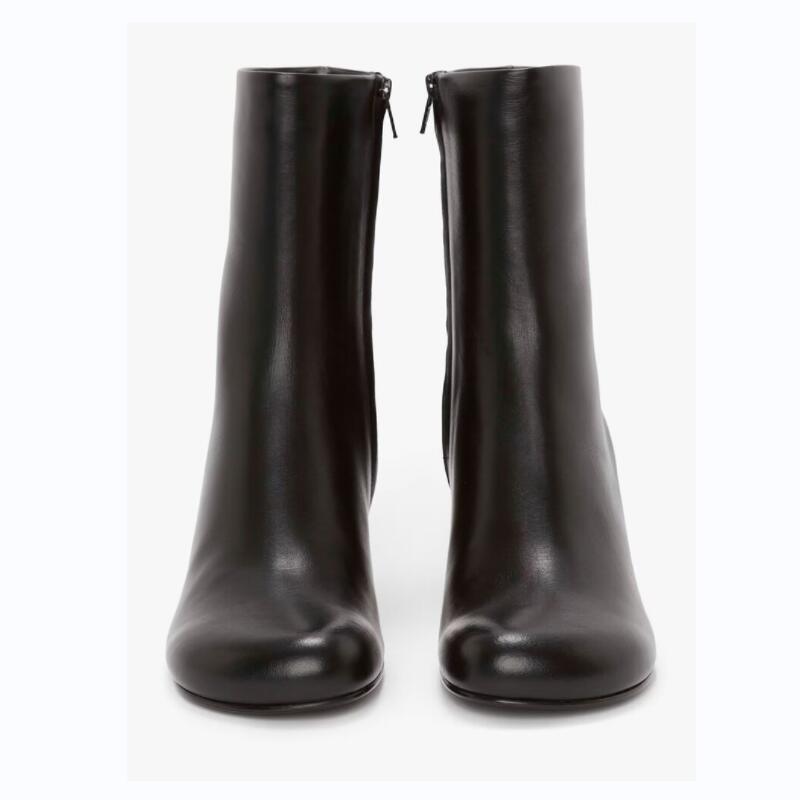 Sculpted Gold Heel Ankle Boots Luxe Modern Statement-Multiple Colors