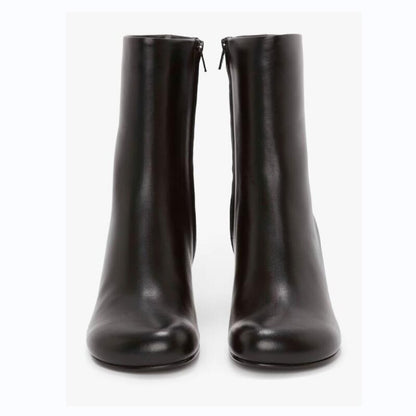 Sculpted Gold Heel Ankle Boots Luxe Modern Statement-Multiple Colors
