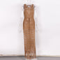 Boho Crochet Cover-Up Maxi Dress