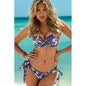 Tropical Escape Bandeau Bikini Set – 4 Vibrant Colors