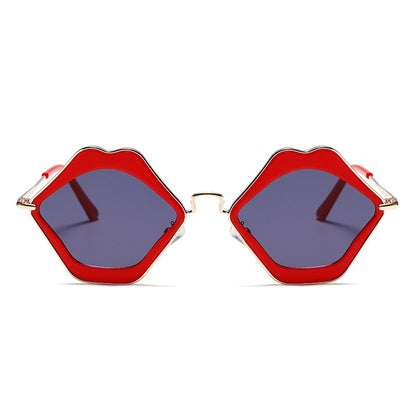 Red Lips Sunglasses with UV Protection