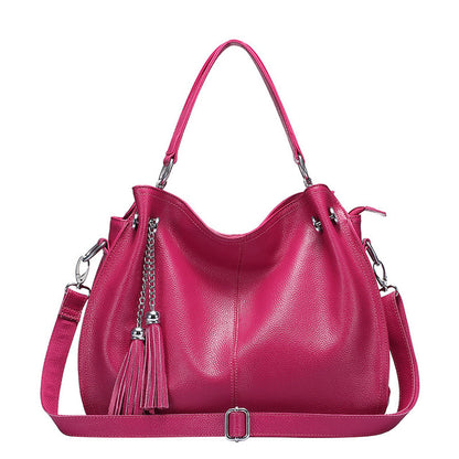 Genuine Leather Shoulder Bag in Multiple Colors