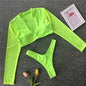 Sun Kissed Long Sleeve Brazilian Bikini Set