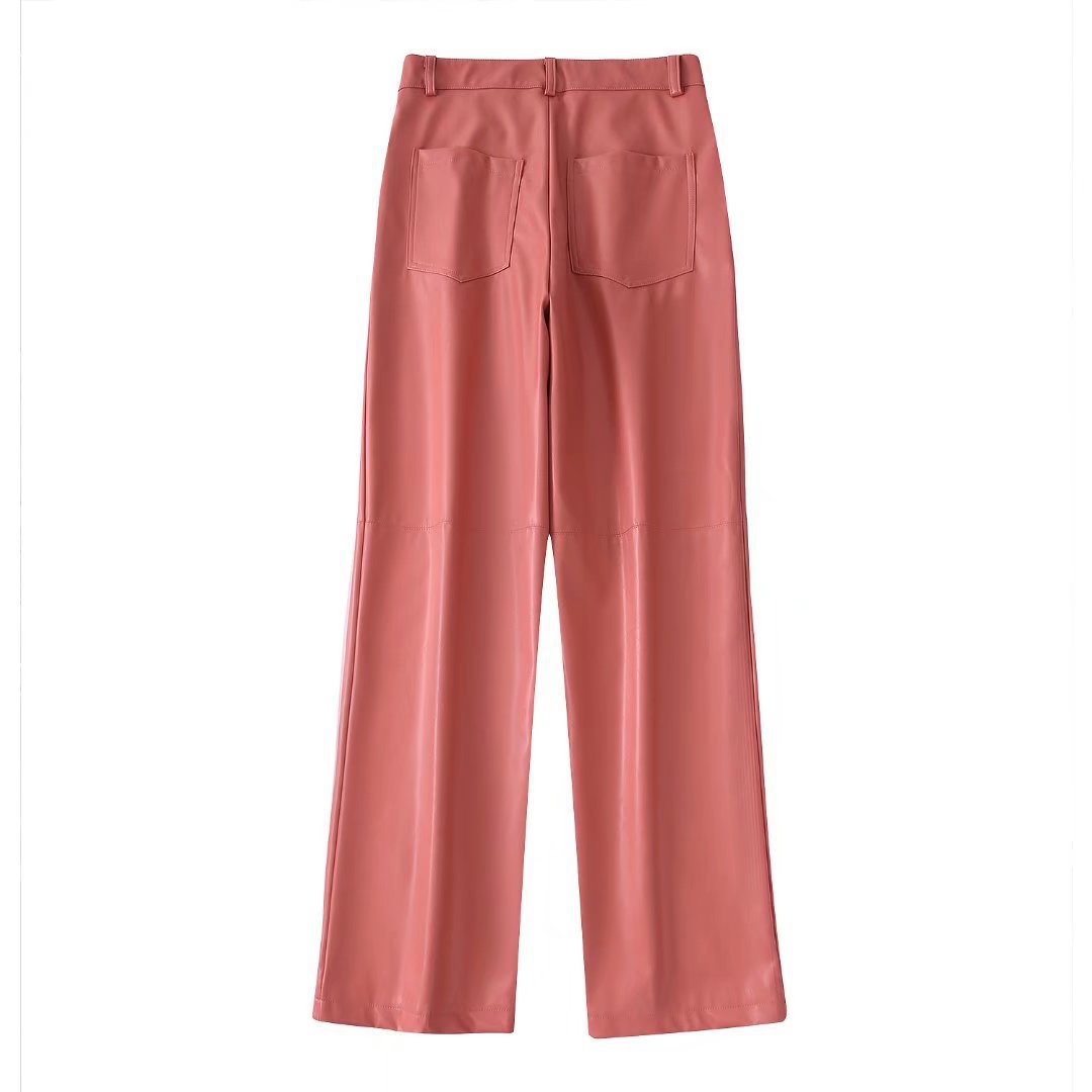 Blush Authority Vegan Leather Power Suit