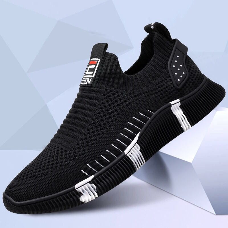 Slip-on Laced Breathable Sneakers with Soft Soles