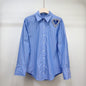 Long Sleeved Stripe Print Shirt With a Diamond Encrusted Heart Design Detail