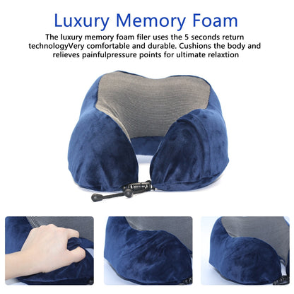 U Shaped Soft Memory Foam Neck Pillows 30*28*14 CM