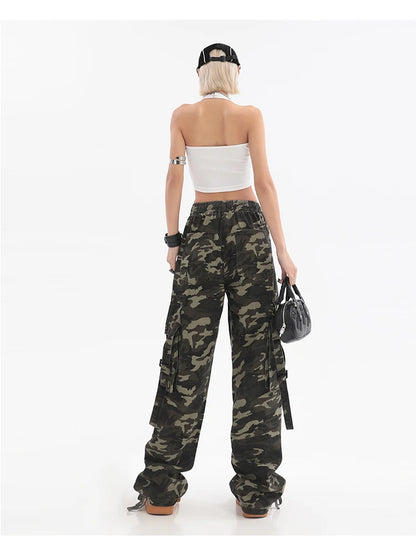 Women's  Harajuku Style Camouflage Baggy Pants