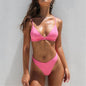 Sun-Kissed Triangle Bikini Set – Multiple Colors