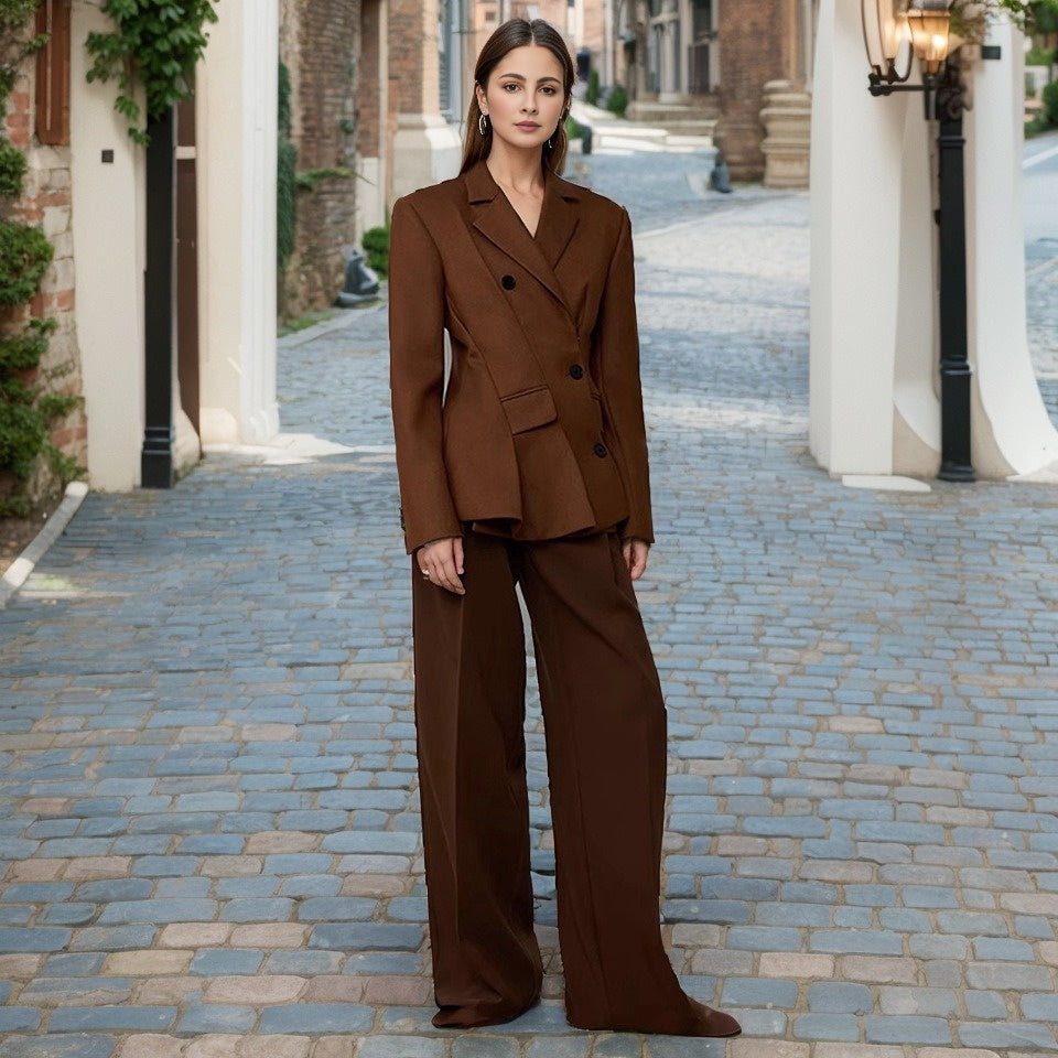 Caramel Tailored Blazer – Effortlessly Polished, Warmly Refined