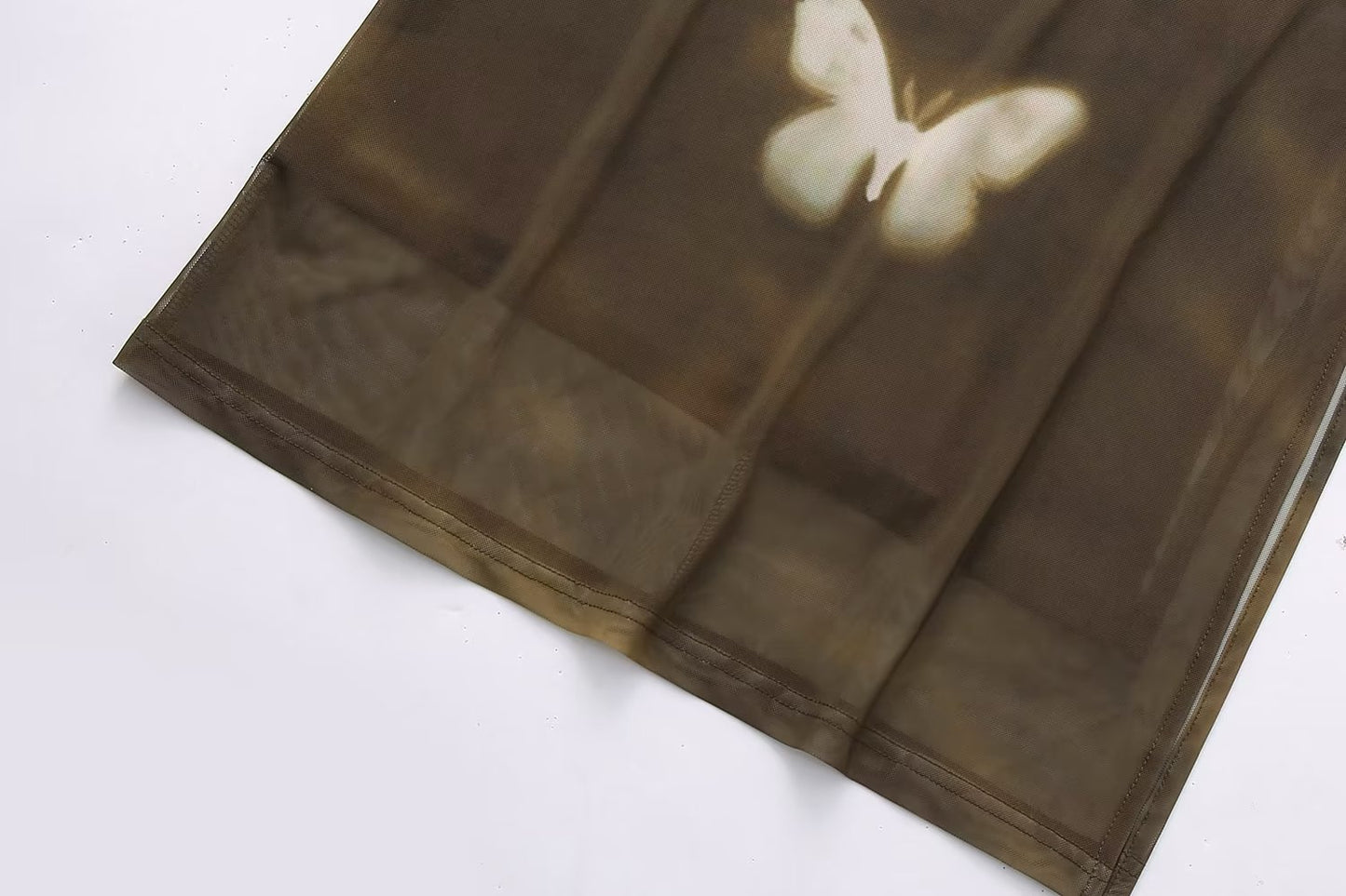 Ethereal Butterfly Sheer Slip Dress