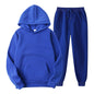 Women's Oversized 2 Piece Set Hooded Fleece Tracksuit in Multiple Colors Selection