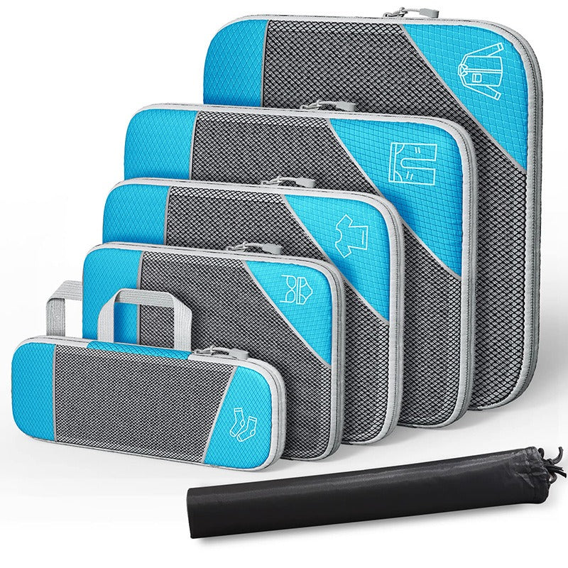 Compressible Travel Storage Set with Shoe Bag