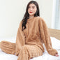 Women's Plush Coral Velvet Pajamas