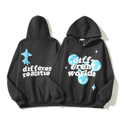 Retro Graffiti Unisex Hoodies in Multiple Colors