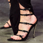 Strappy Multi-Buckle Stiletto Sandals – Ultra Sleek & Sexy