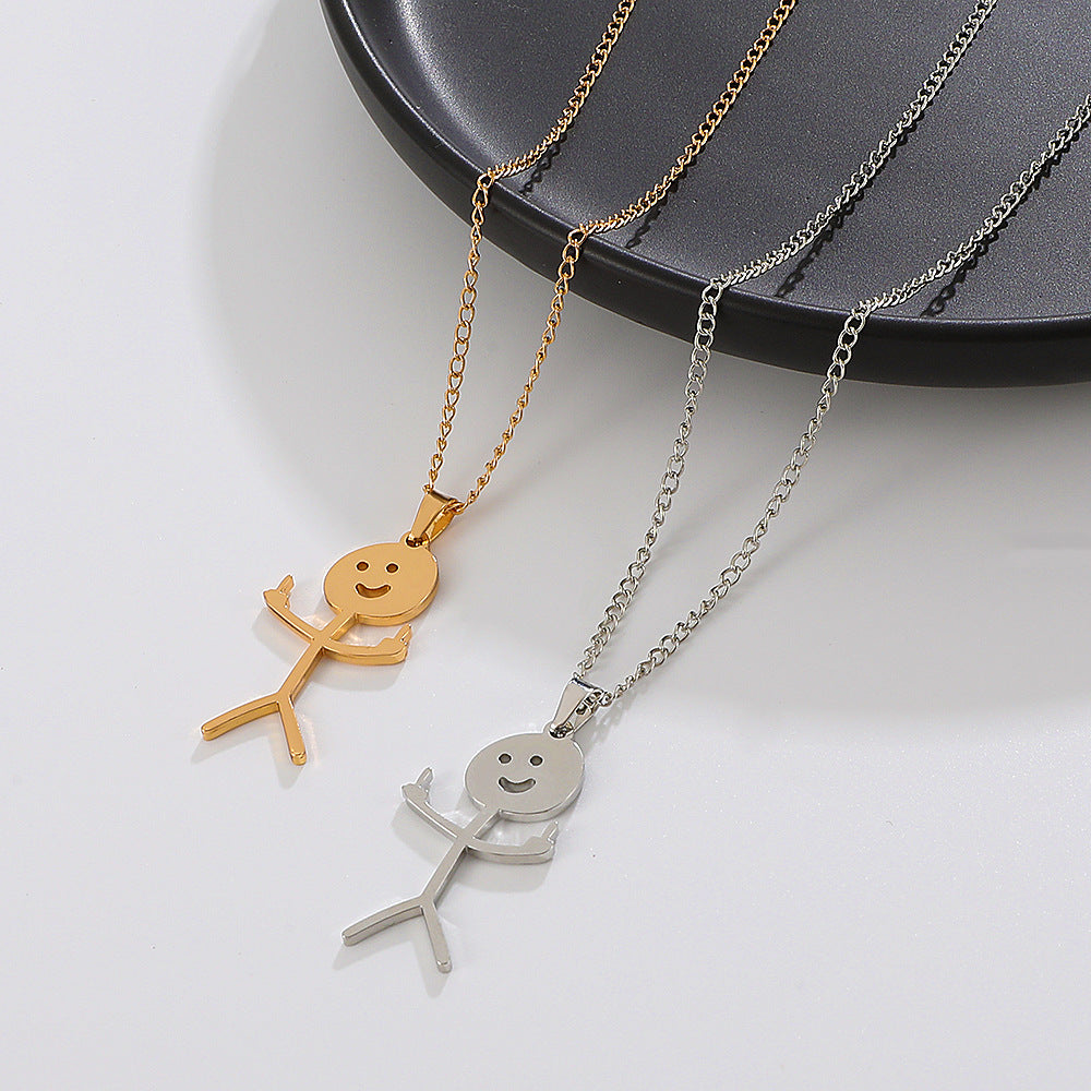 "The Middle Finger" Stainless Steel Necklace