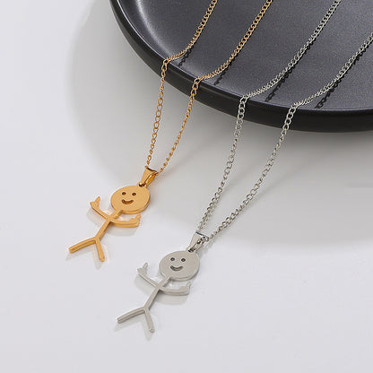 "The Middle Finger" Stainless Steel Necklace