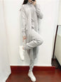 3 Piece Women's Casual Knit Suit of Matching Cardigan+ Vest +Pants