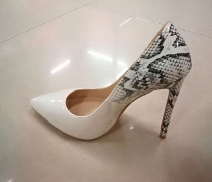 Serpentina Ombre Snake‐Print Pointed-Toe Stiletto Pumps