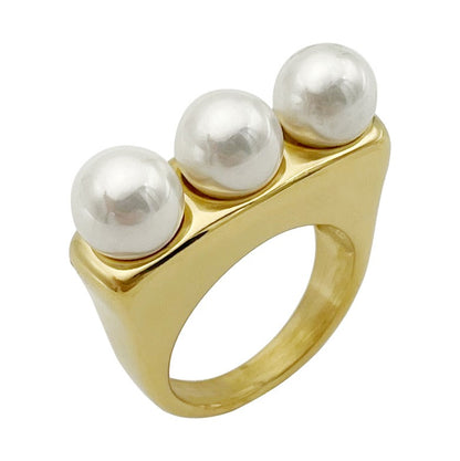 High-end French Design  Stainless Steel Ring for Women