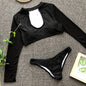 Sun Kissed Long Sleeve Brazilian Bikini Set