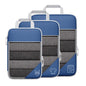 Compressible Travel Storage Set with Shoe Bag