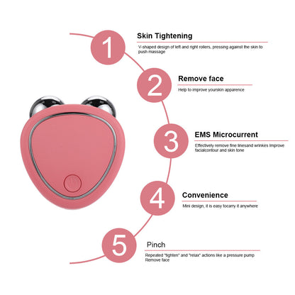 Micro Current 3D Facial Massager for Face Lifting, Firming,  Brightening,and Massaging.