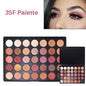 Professional 35 Color Eyeshadow Palette, Earth Warm Colors and Shimmer Matte Eyeshadows