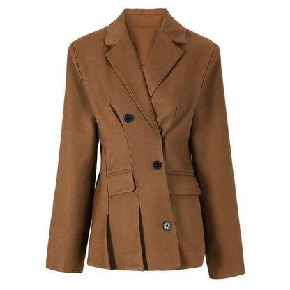 Caramel Tailored Blazer – Effortlessly Polished, Warmly Refined