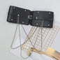 Edgy Wide Waist Belt with Chain Detail – Statement Style in Black or Camel
