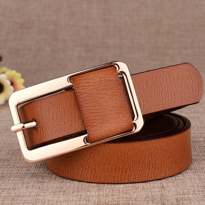 Classic Women's Genuine Leather Belt in Multiple Colors